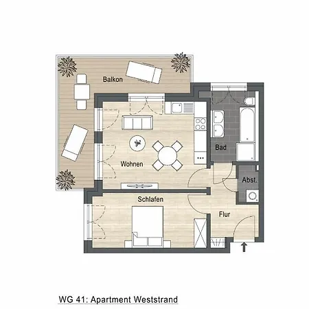 App 41 - Weststrand, Riviera * Ostseebad Kühlungsborn